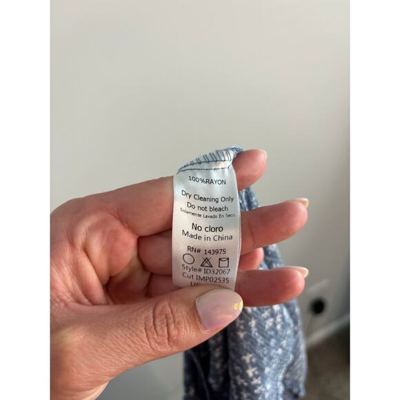 Millibon Women’s Dress Size Large Boho Flowy Long Sleeve Casual Chic Soft - Picture 3 of 4